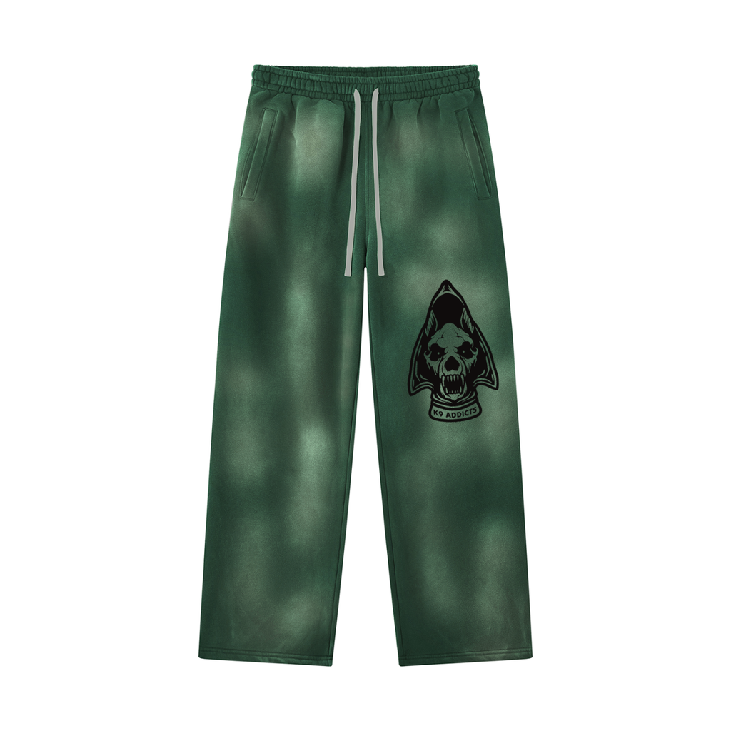 Unisex Sunfade Wide Leg Fleece Sweatpants
